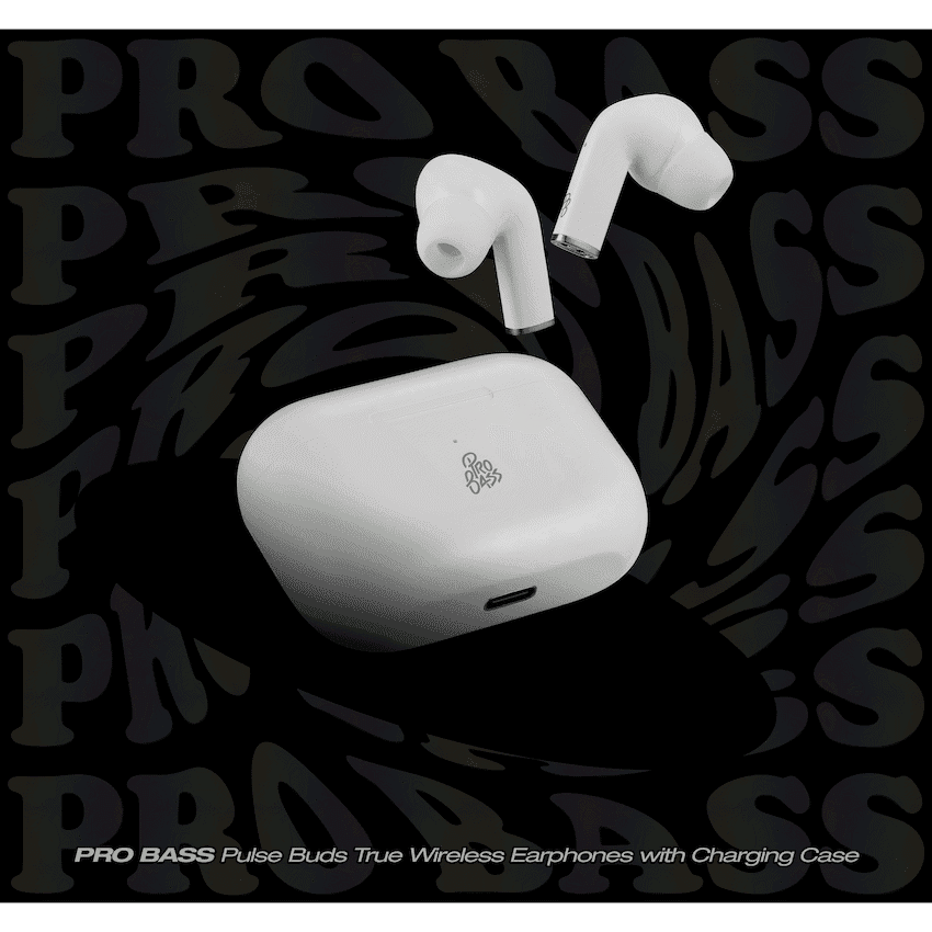 Pro Bass Pulse Buds True Wireless Earphones with Charging Case