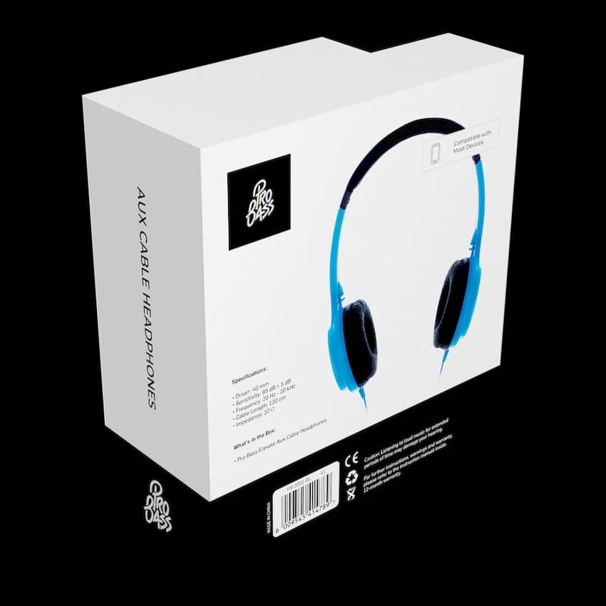 Pro Bass Elevate Series Auxiliary Headphone