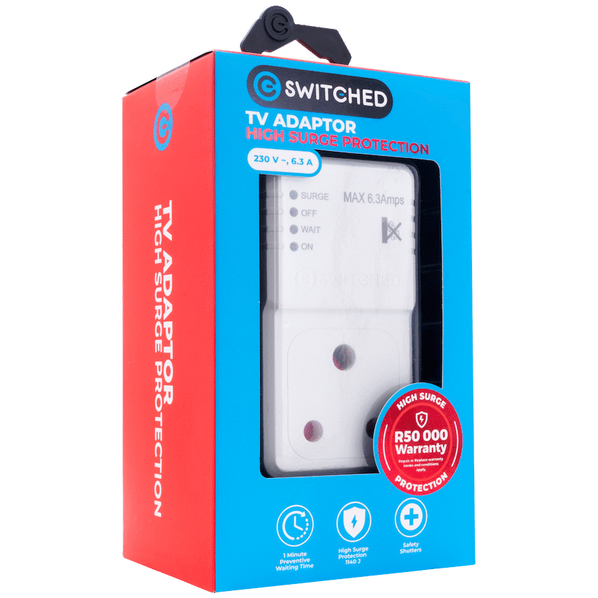 Switched 1-Way Fridge Surge Adaptor