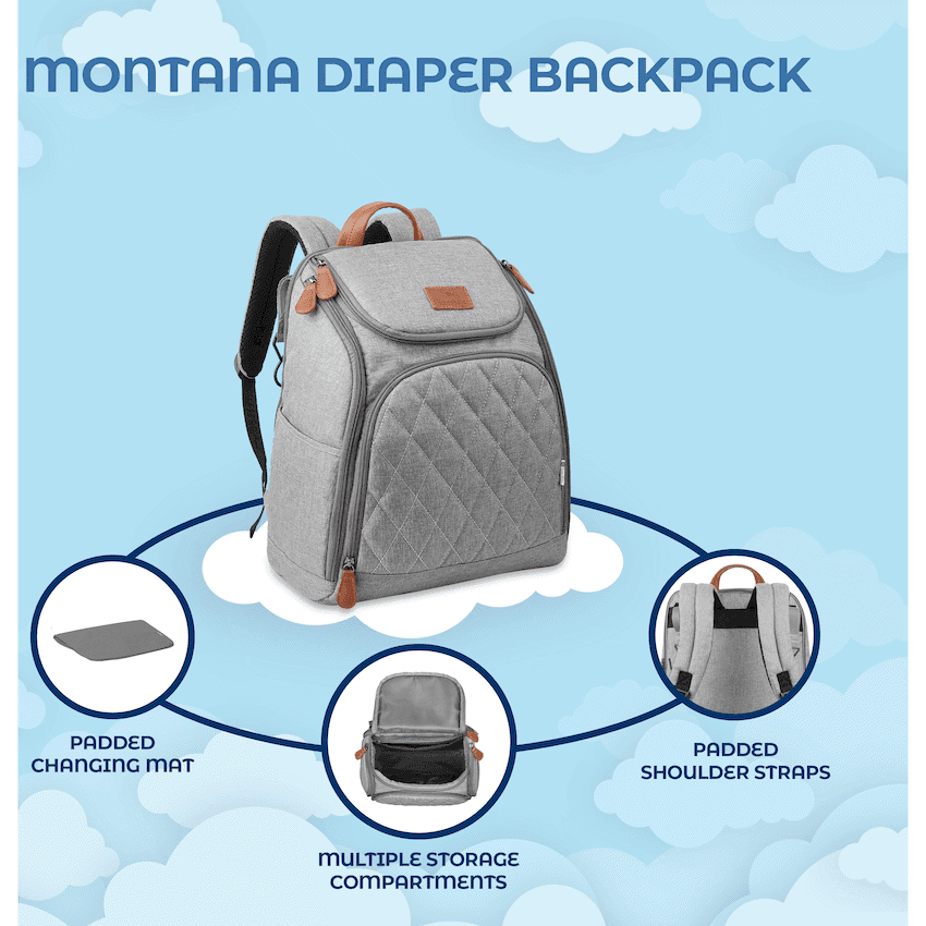 Totes Babe Montana Diaper Backpack