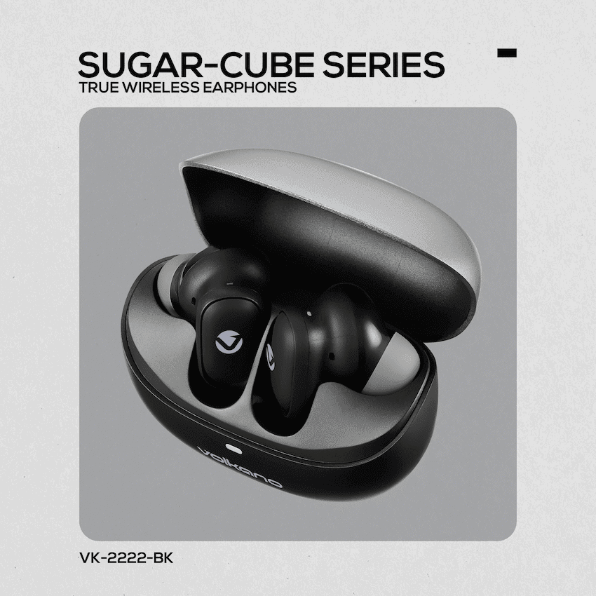Volkano Sugar-Cube Active Noise Cancelling True Wireless Earphones