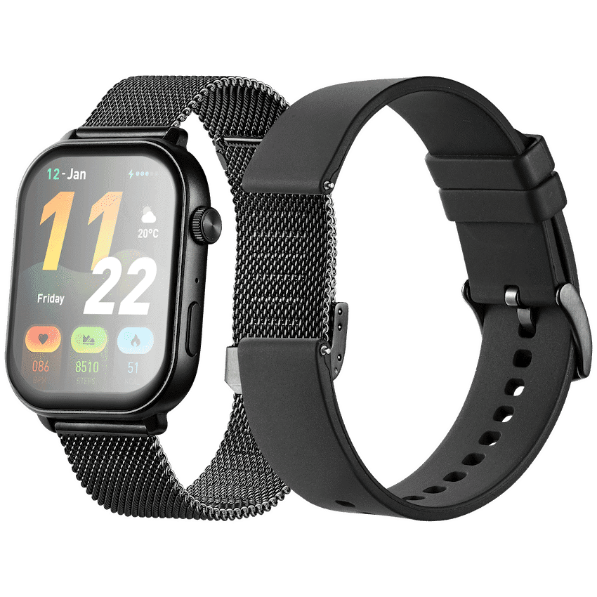 Volkano Trinity Series Smartwatch with Metal Mesh Strap
