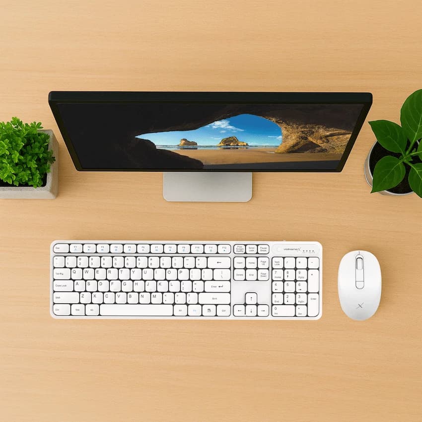 VolkanoX Garnet Bluetooth Wireless Keyboard and Mouse Combo