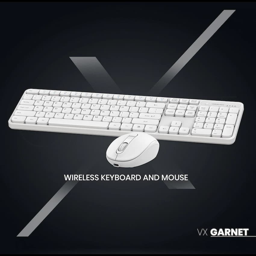 VolkanoX Garnet Bluetooth Wireless Keyboard and Mouse Combo