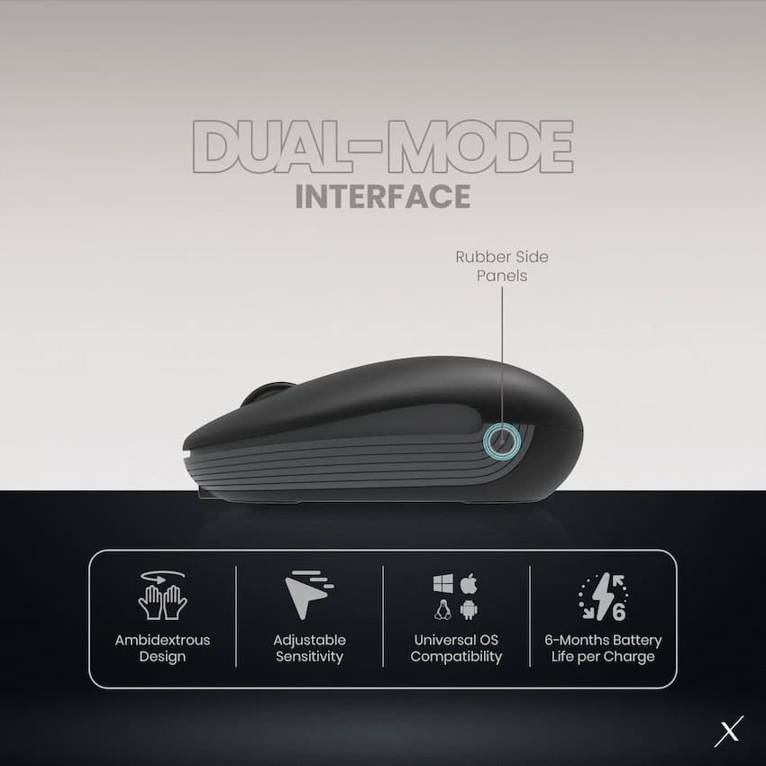 VolkanoX Asher Bluetooth Wireless Mouse