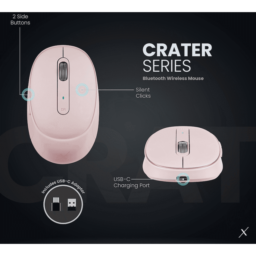 VolkanoX Crater Bluetooth Wireless Mouse