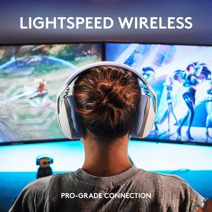 Logitech(R) G435 LIGHTSPEED Wireless Gaming Headset - White