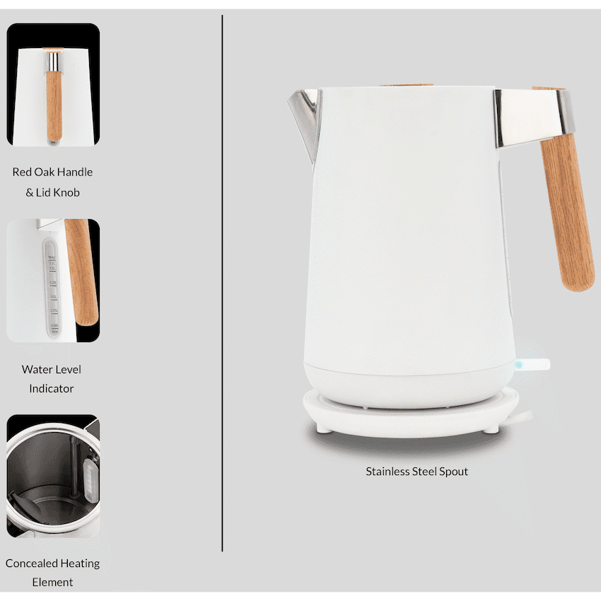 Boden Stark Anson Collection 1.7l 2000w SS Kettle - White