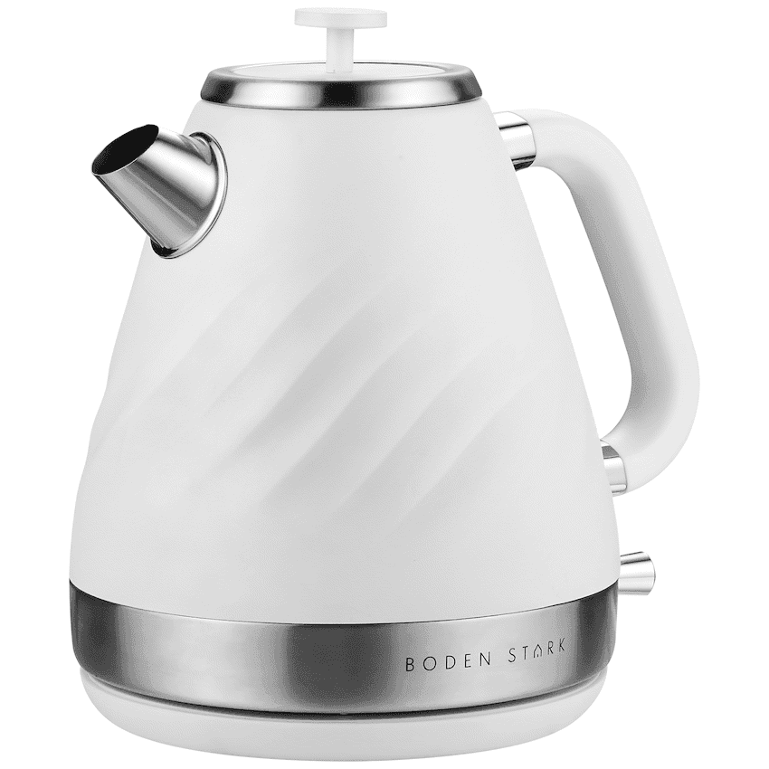 Boden Stark 1.7l Stainless Steel Kettle - White