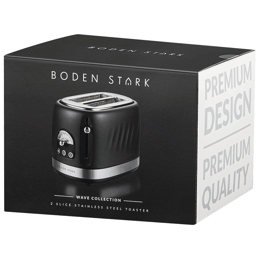 Boden Stark 2-Slice Stainless Steel Toaster