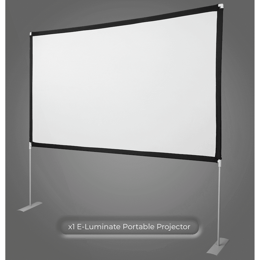 Connex E-Luminate Portable Projector Screen 100" - 16:9
