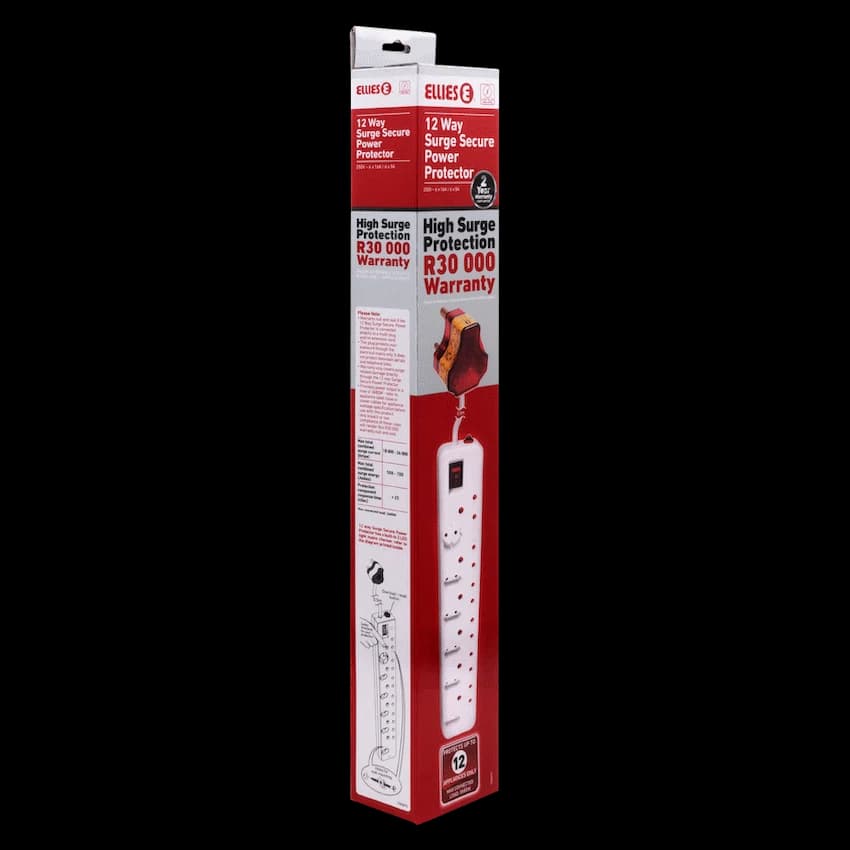 Ellies 12-Way High-Surge Multiplug 0.5m