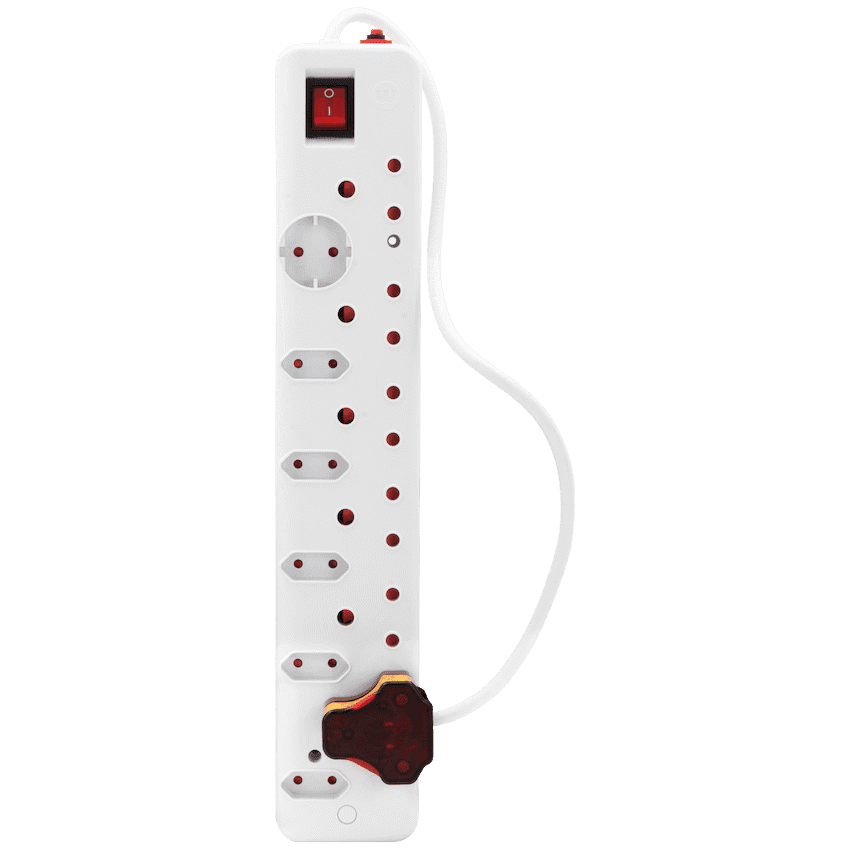 Ellies 12-Way High-Surge Multiplug 0.5m