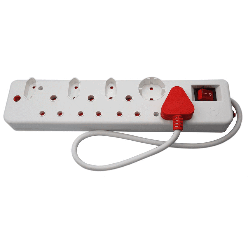 Ellies 8-Way Medium Surge Multiplug 0.5m