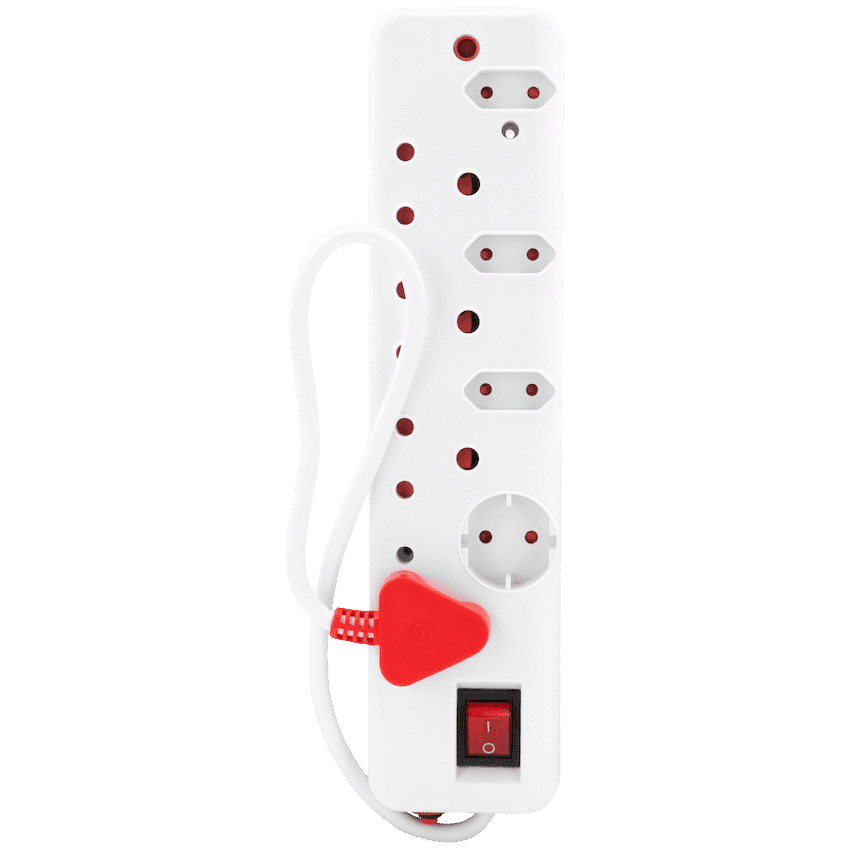 Ellies 8-Way Medium Surge Multiplug 0.5m