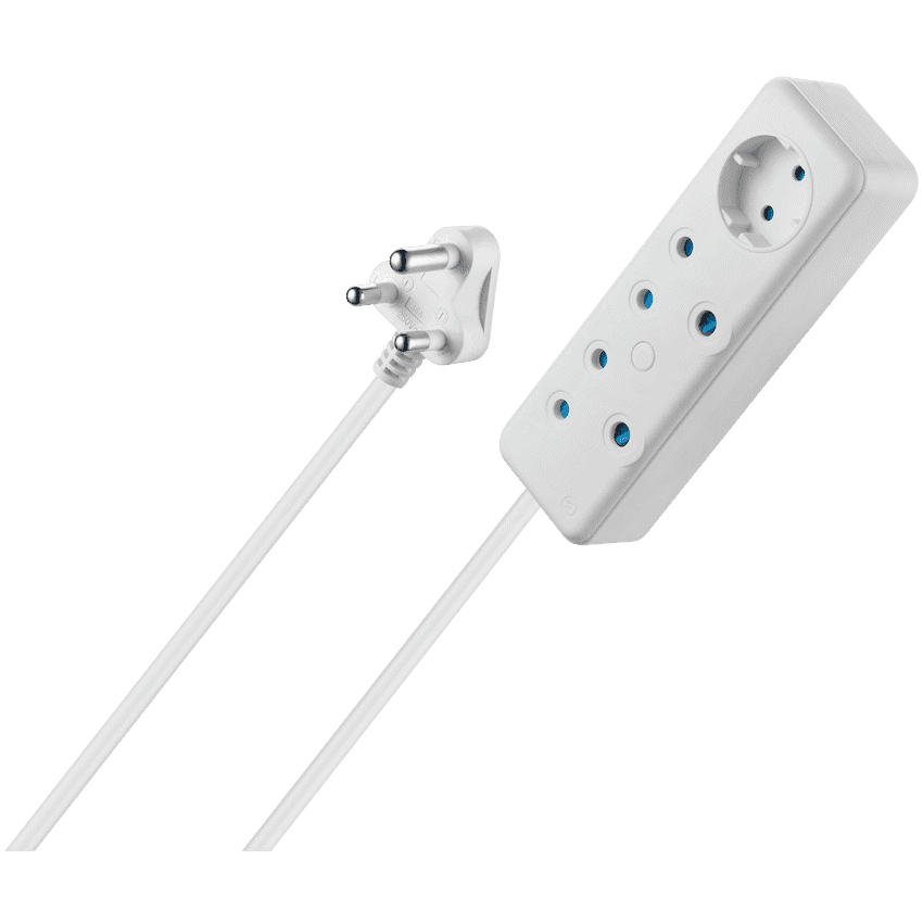 Ellies 3 Way Multiplug -0.5M