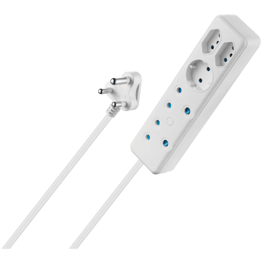 Ellies 5-Way Multiplug - 0.5m