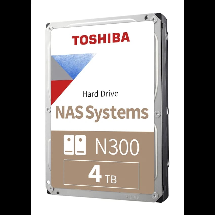 Toshiba N300 NAS Hard Drive 4TB SATA III  (512MB/7200RPM)