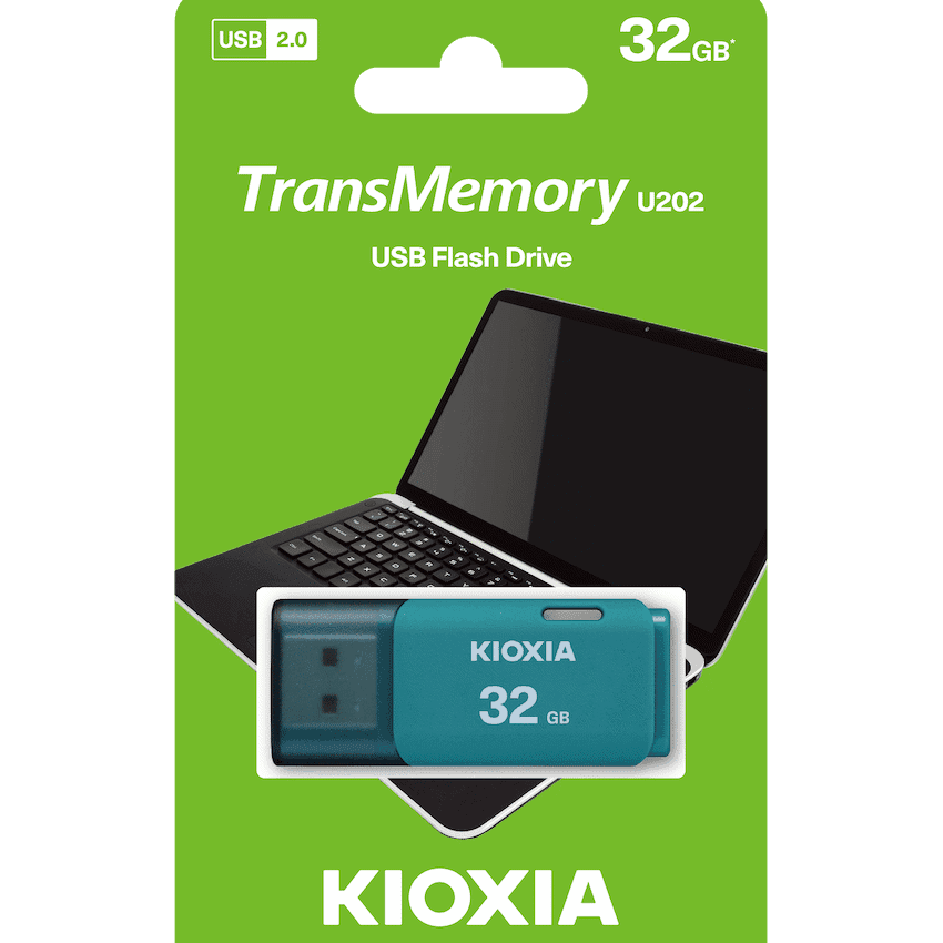 Kioxia 32gb USB 2.0 - Aqua