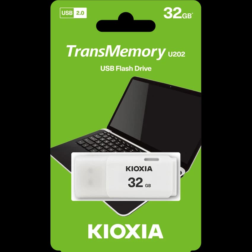Kioxia 32GB USB 2.0-White
