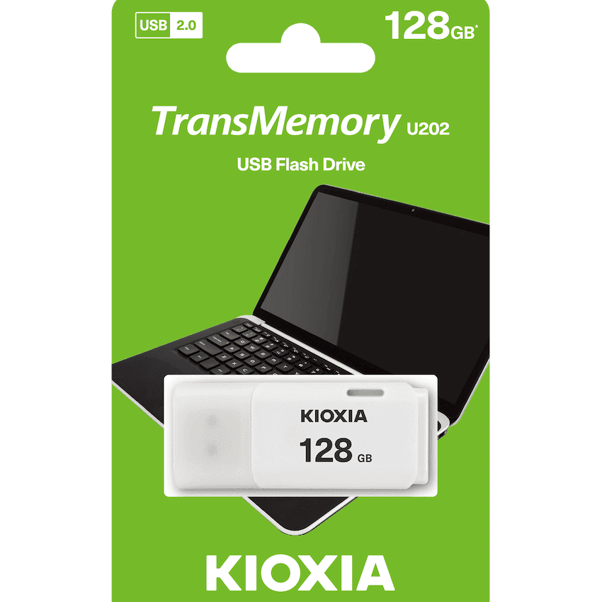 Kioxia 128GB USB 2.0-White
