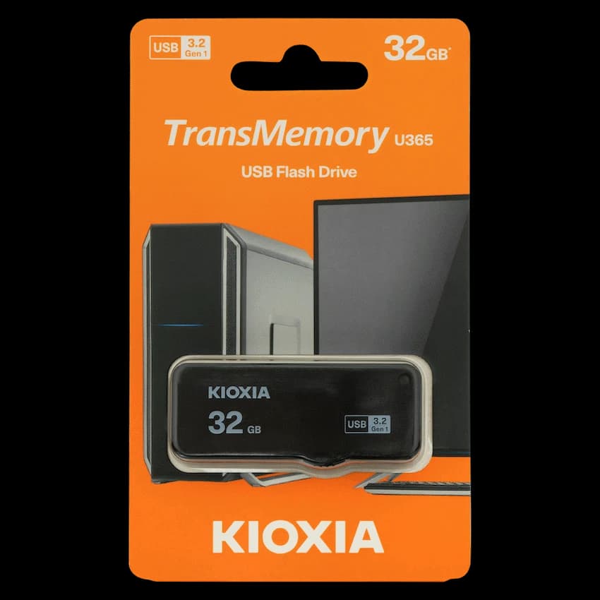 Kioxia U365 - 32gb USB 3.2 Yamabiko Slider Type