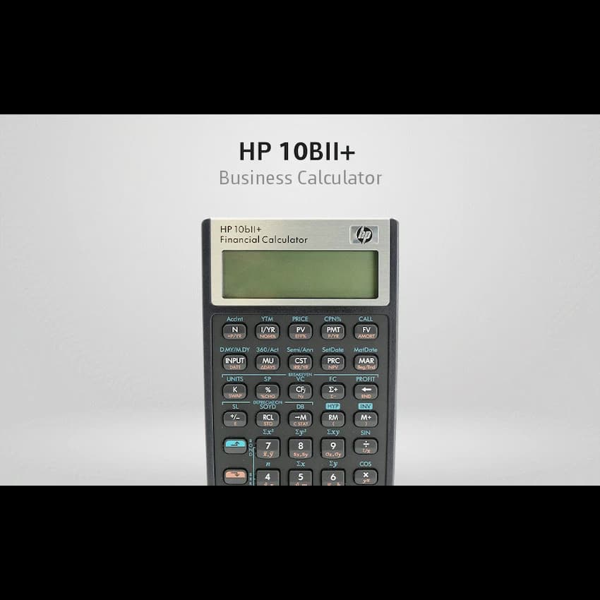 HP 10Bii+ - Business Calculator (Algebraic) - Non-Programmable
