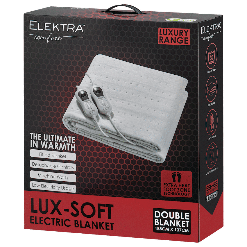 Elektra Comfort Electric Blanket - Queen - Standard