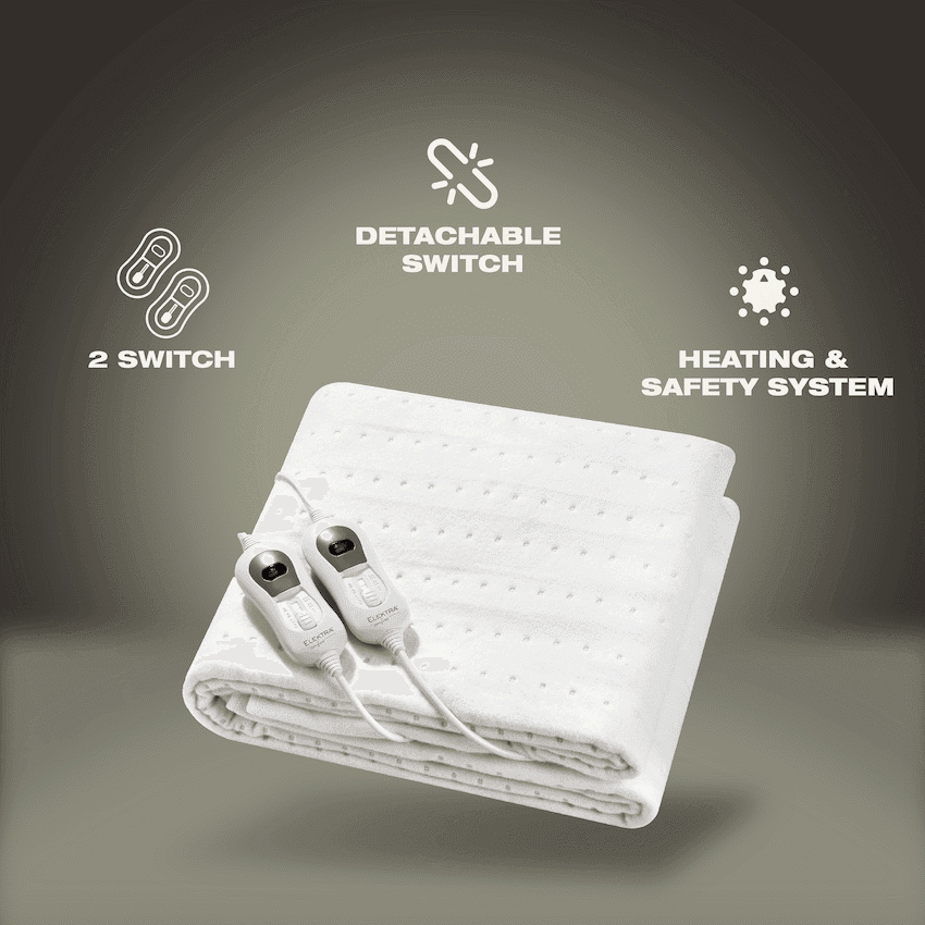 Elektra Comfort Electric Blanket - Queen - Standard