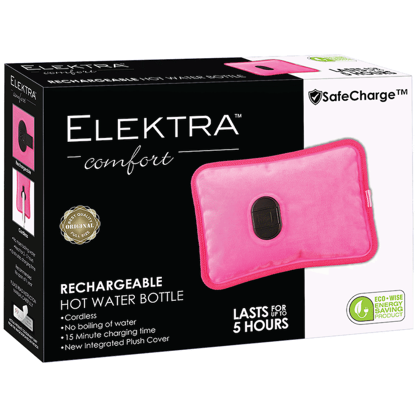 Elektra Pink Hot Water Bottle