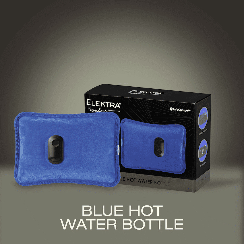 Elektra Hot Water Bottle - Blue