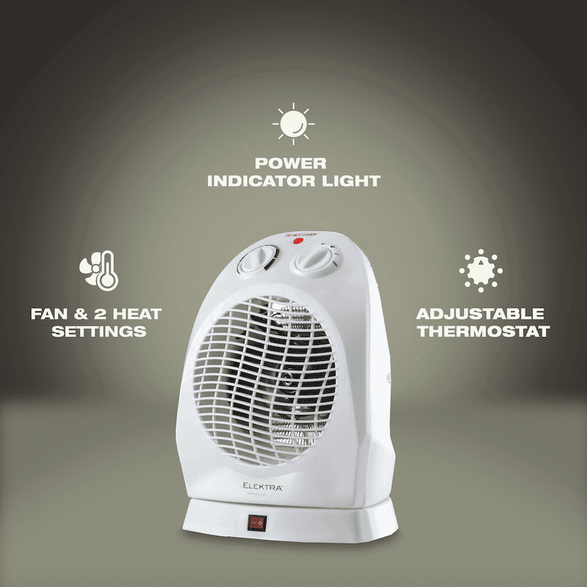 Elektra Comfort Oscillating Fan Heater