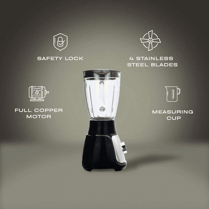 Elektra - 500w 1.5l Jug Blender (Glass Jug)