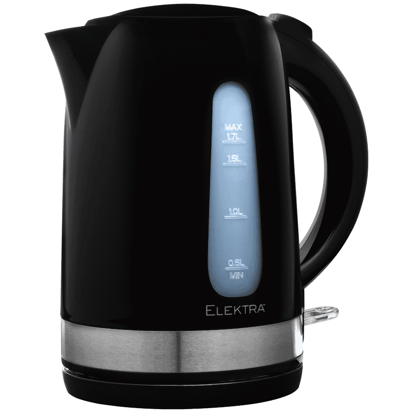Elektra - 1.7l Plastic Kettle - Black