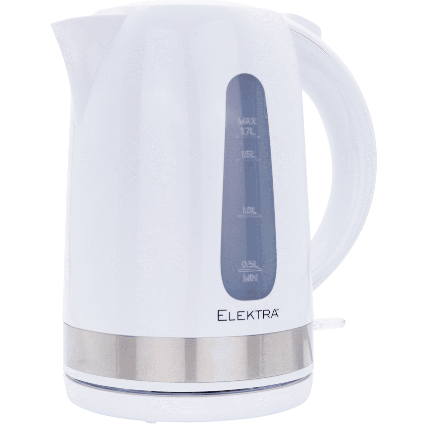 Elektra 1.7l Plastic Kettle - White