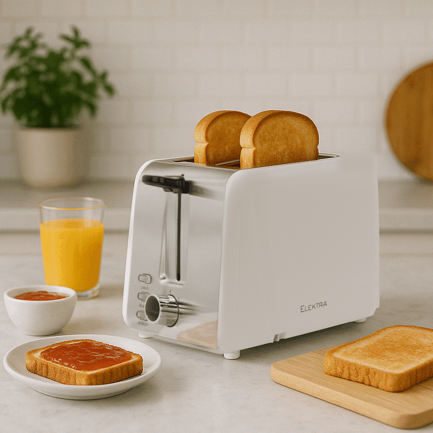 Elektra - 2-Slice Toaster - White