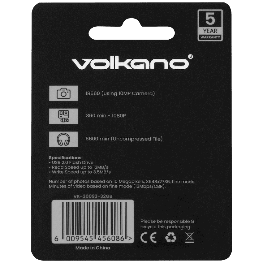 Volkano USB 2.0 Flash Drive 32gb