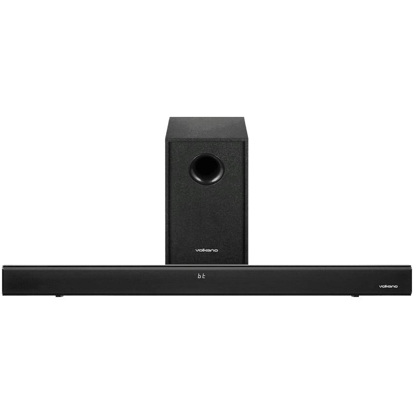 Volkano Cascade 50w Soundbar + Wired Subwoofer - Black