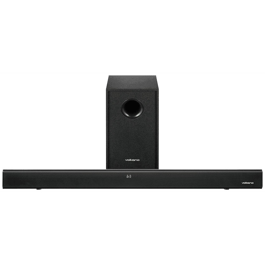 Volkano Cascade 50w Soundbar + Wired Subwoofer - Black