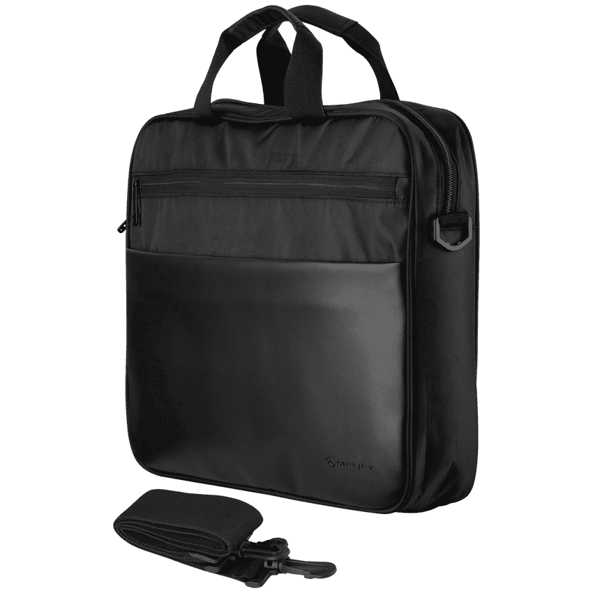 Amplify Panama 15.6" Laptop Shoulder Bag - Black