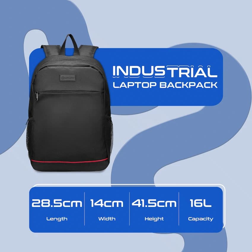 Amplify Industrial 15.6"Laptop Backpack Black