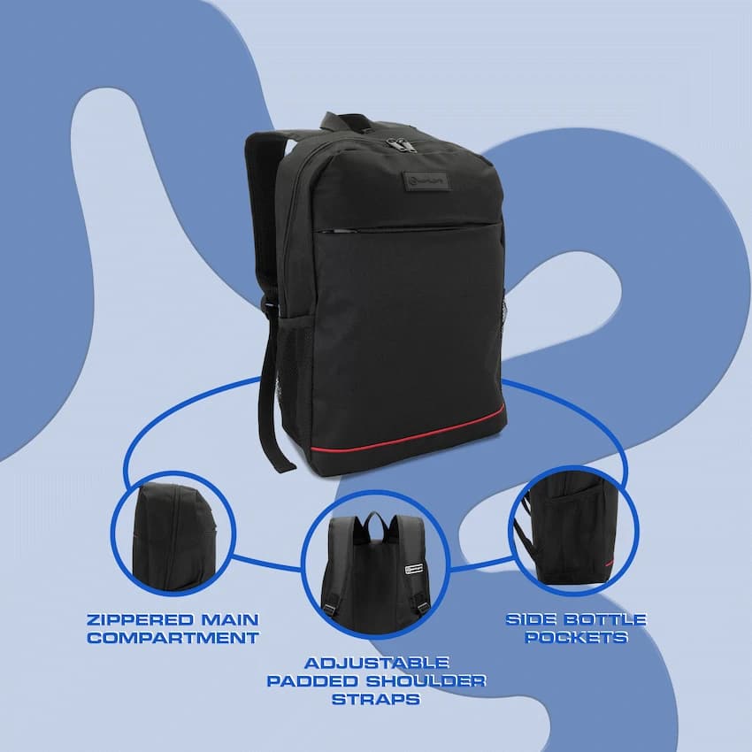 Amplify Industrial 15.6"Laptop Backpack Black