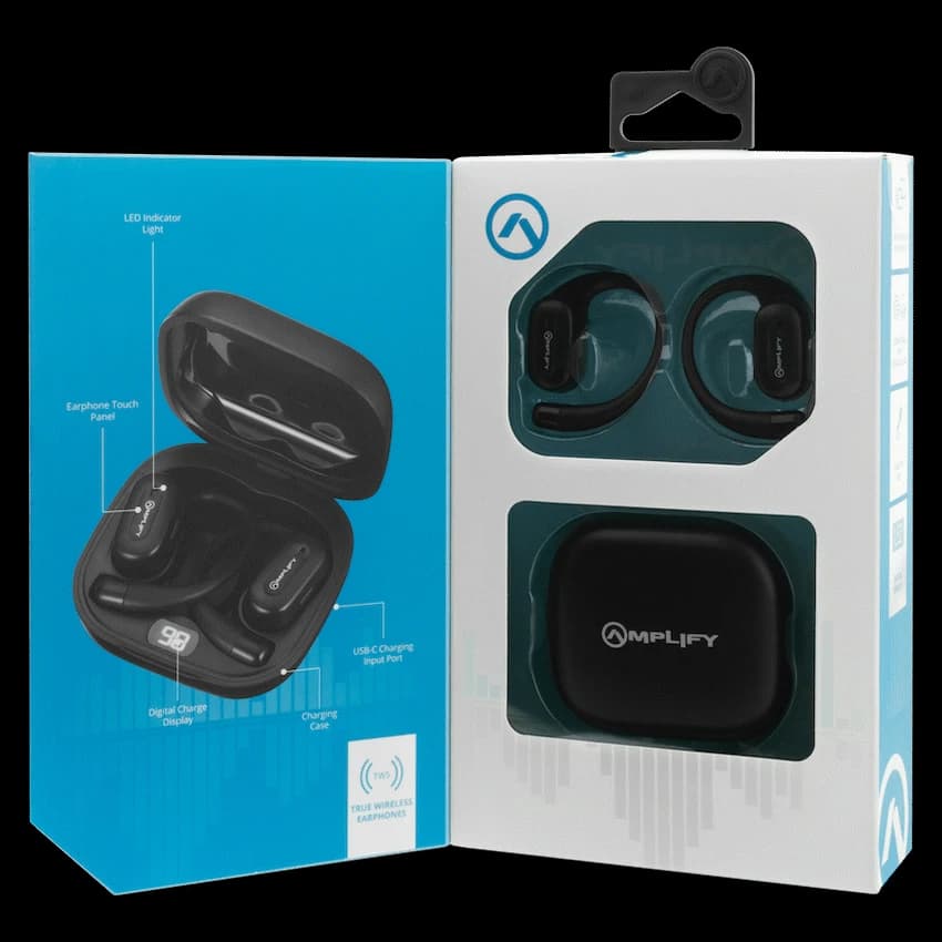 Amplify Move Series Air Conduction TWS Earphones - Black