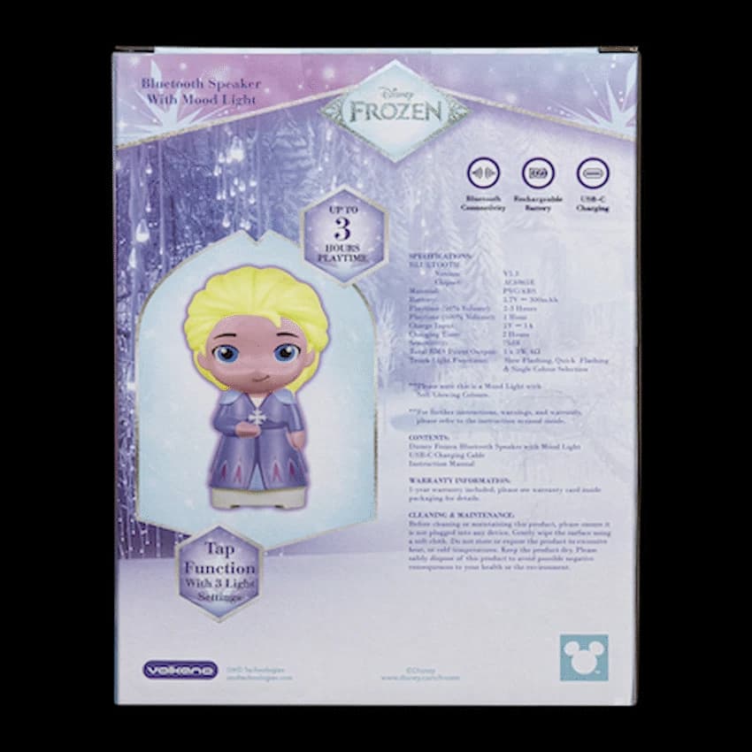 Disney Frozen Bluetooth Speaker with Mood Light