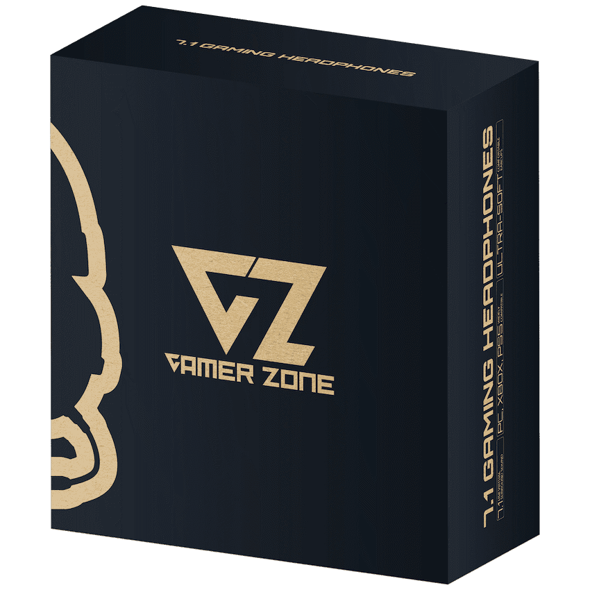 Gamer Zone '' series Pro Gaming Headset - Black & Red