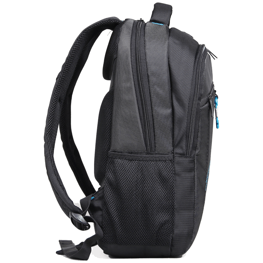 Kingsons 15.6" black laptop backpack with key chain