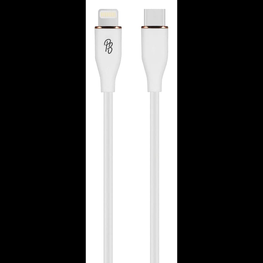 Pro Bass FlexiCord Series 2m 27w Type-C to Lightning Charging Cable - White