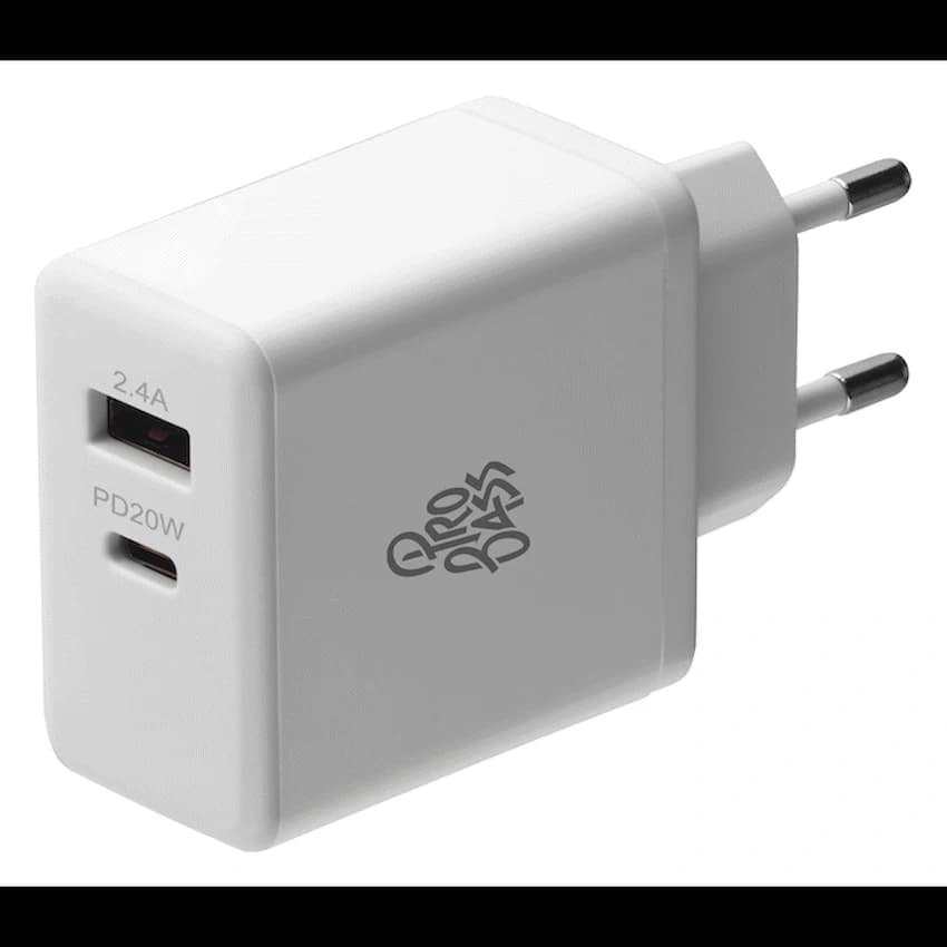 Pro Bass RapidCharge Series 32w Dual USB and Type-C Wall Charger