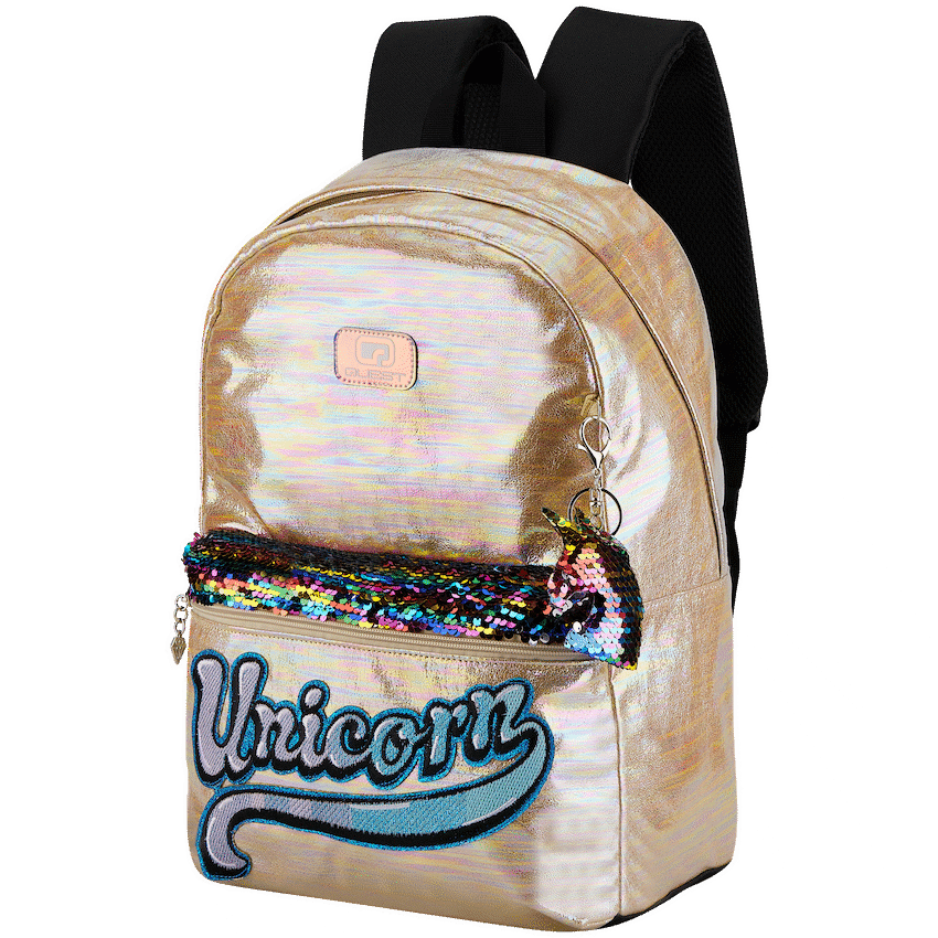 Quest Unicorn Glamour Backpack Gold