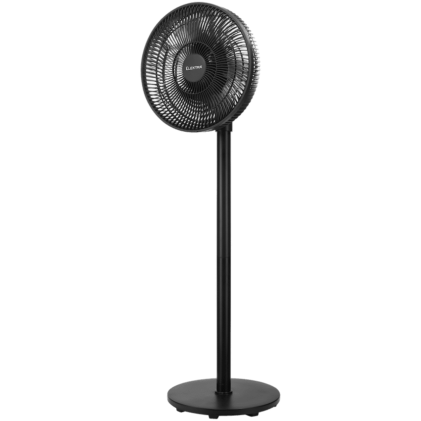 Elektra 30cm Stand Fan - Black